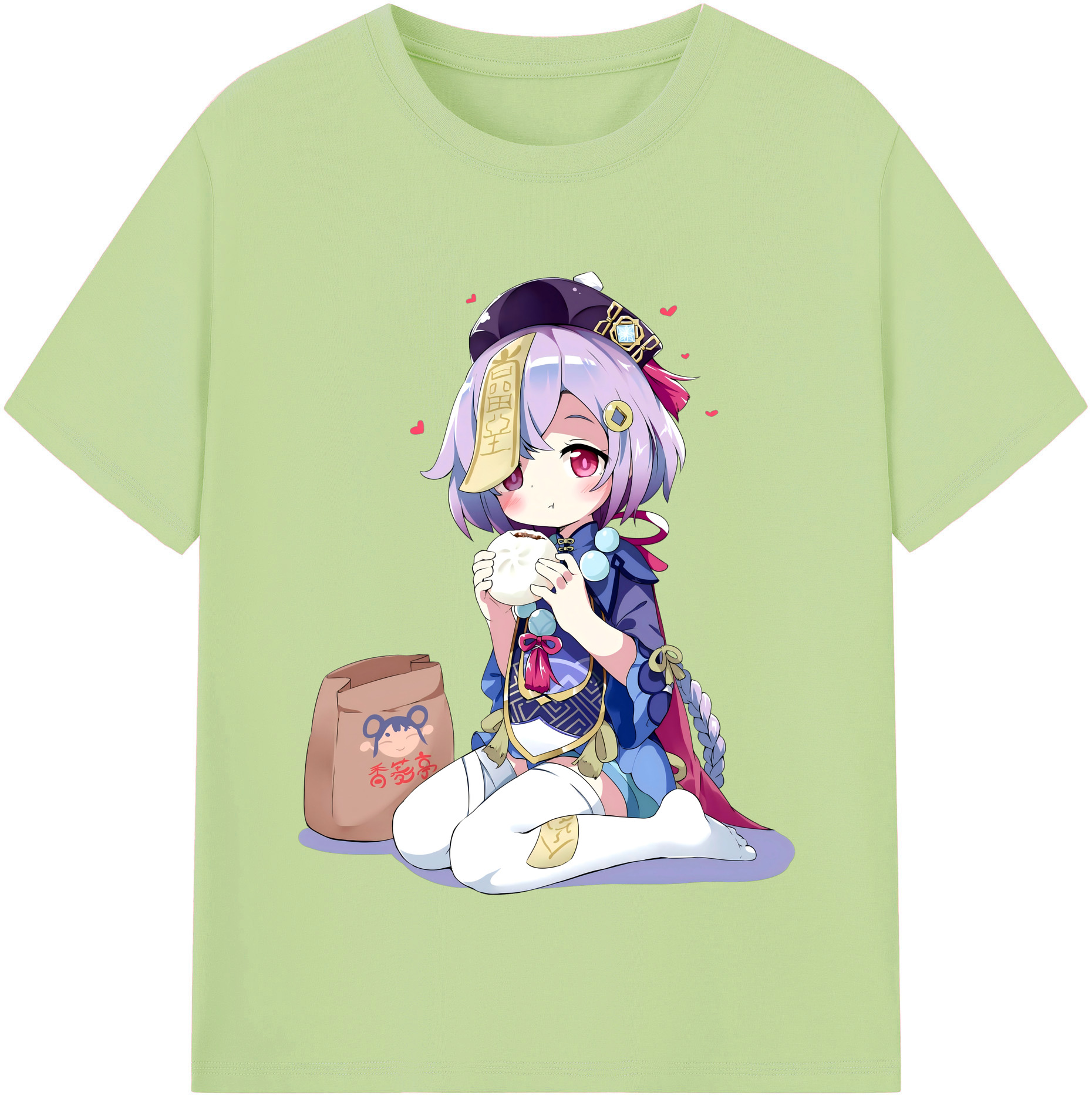 げんし神 七七 なな  genshin Nana 綿100％半袖Tシャツ（フロントプリント）